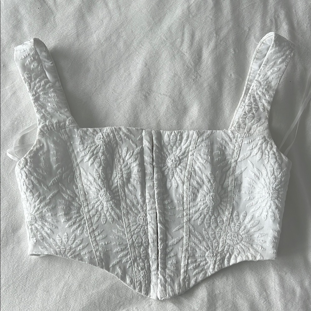 Princess Polly White Corset Top